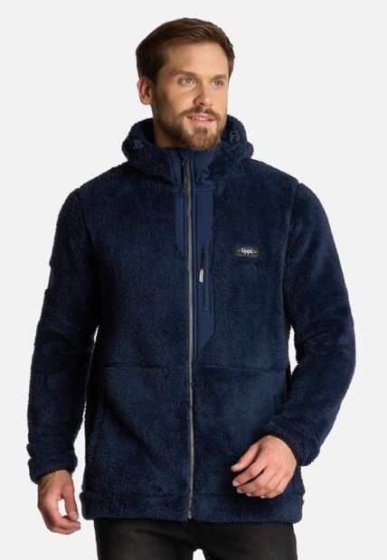 Polar Hombre Bear Shaggy-Pro Hoody Jacket Azul Marino Lippi