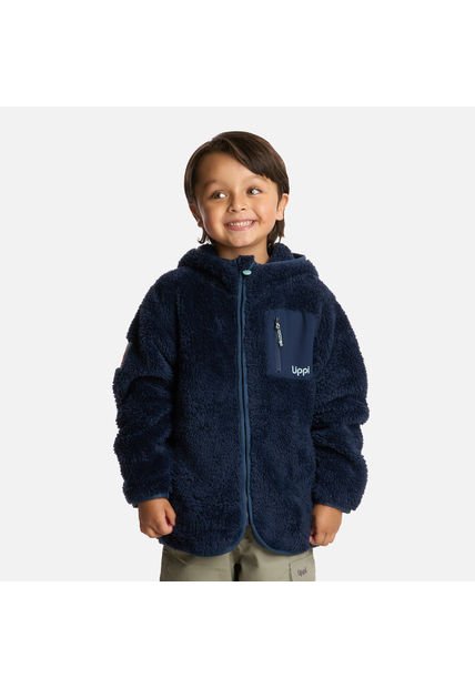 Polar Niño Bear Shaggy-Pro Hoody Jacket Azul Marino Lippi