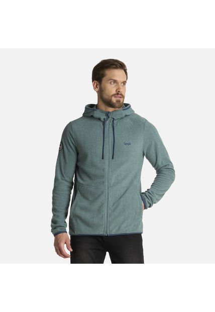 Polar Hombre Stripes Nano-F Full Zip Hoody Petroleo Lippi