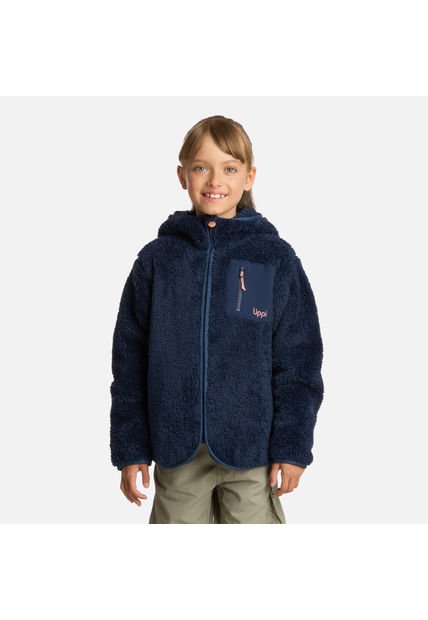 Polar Niña Bear Shaggy-Pro Hoody Jacket Azul Marino Lippi