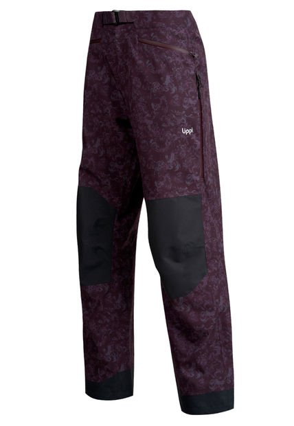 Pantalon Mujer Sierra Nevada B-Dry Light Pants Print Burdeo Lippi