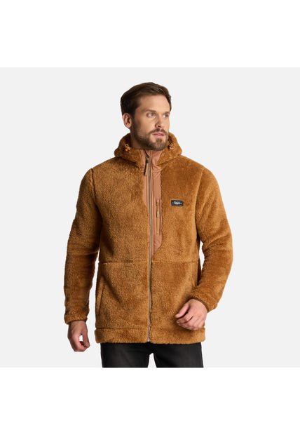 Polar Hombre Bear Shaggy-Pro Hoody Jacket Camel Lippi