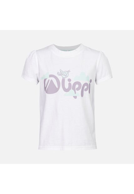 Polera Niña Logo Lippi T-Shirt Blanco Lippi