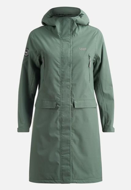 Chaqueta Mujer Mountains Live B-Dry Long Jacket Verde Musgo Lippi