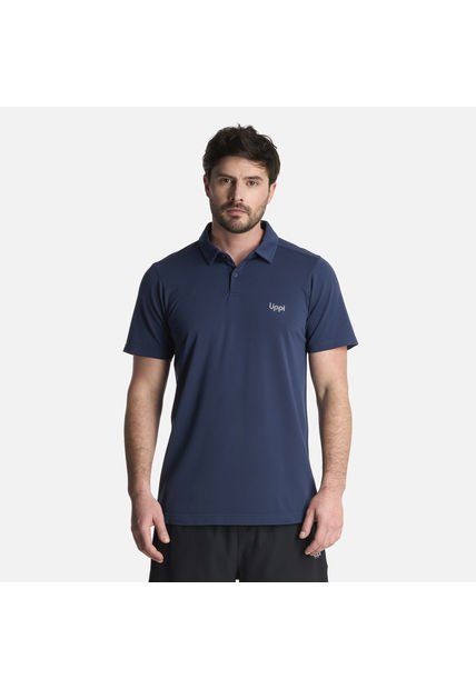 Polera Hombre B-Classic Seamless Polo Azul Marino Lippi