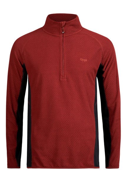 Poleron Hombre Jacaranda Nano-F 1/4 Zip Vino Lippi