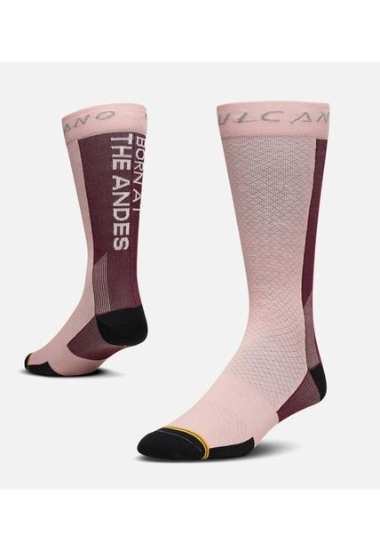 Calcetin Unisex Vulcano Bike Socks Rosa Lippi