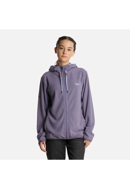 Polerón Teen Girl Stripes Nano-F Full Zip Hoody Violeta Lippi