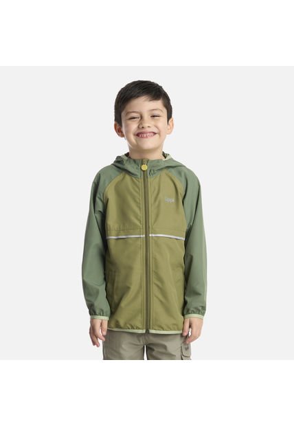 Chaqueta Niño Nightfall WindBreaker Hoody Jacket Verde Lippi