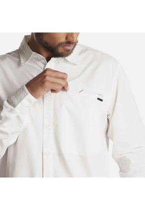 Camisa Hombre Alloy Long Sleeve Shirt Blanco Lippi