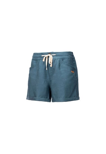 Short Mujer Lino Shorts Azul Lippi