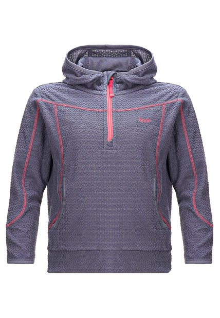 Poleron Niña Saltamontes Nano-F 14 Zip Hoody Azul Piedra Lippi