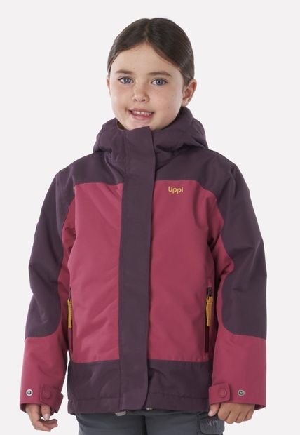 Chaqueta Niña Andes Snow B-Dry Hoody Jacket Rosa Oscuro Lippi