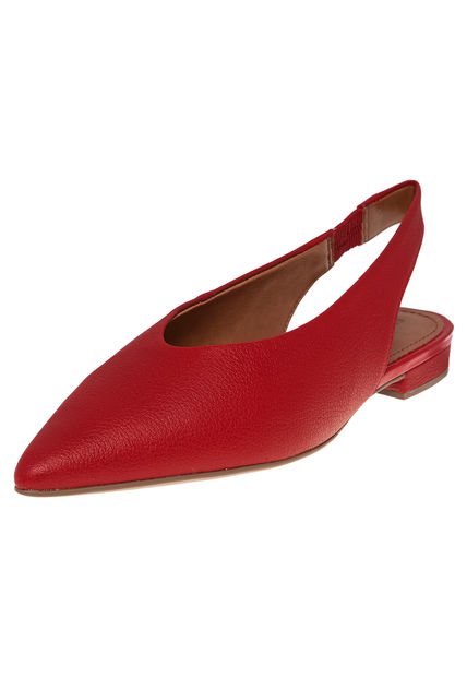 Zapato cuero Rojo