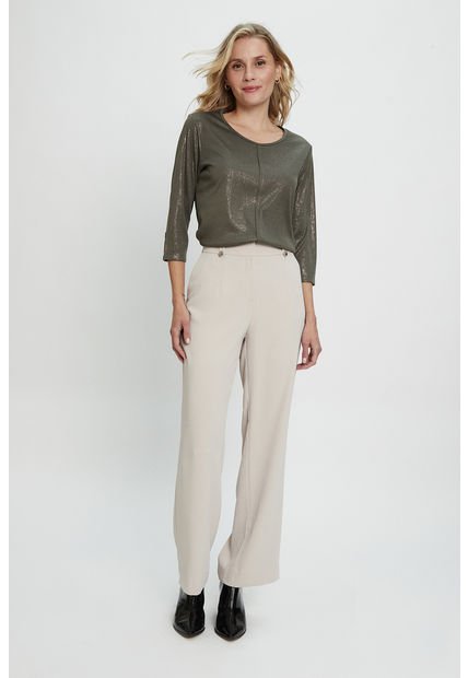 Pantalon Liso Beige Magriffe