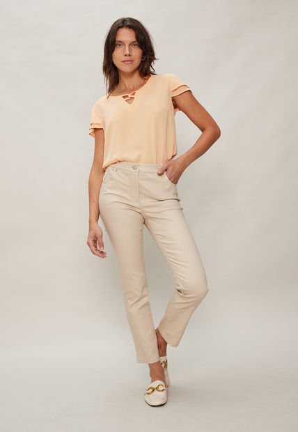 PANTALON PITILLO Beige Magriffe