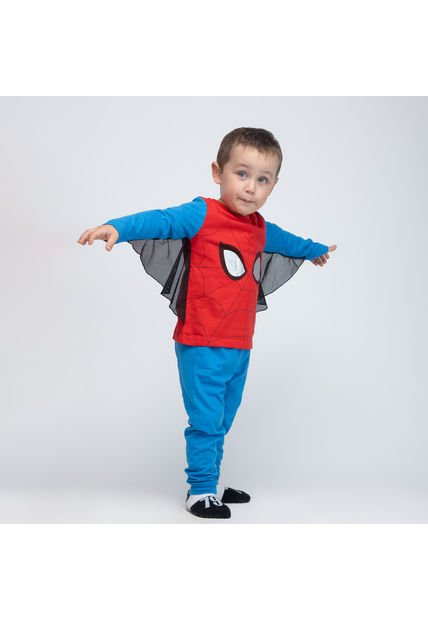 Pijama Disfraz Niño Spiderman Rojo Marvel