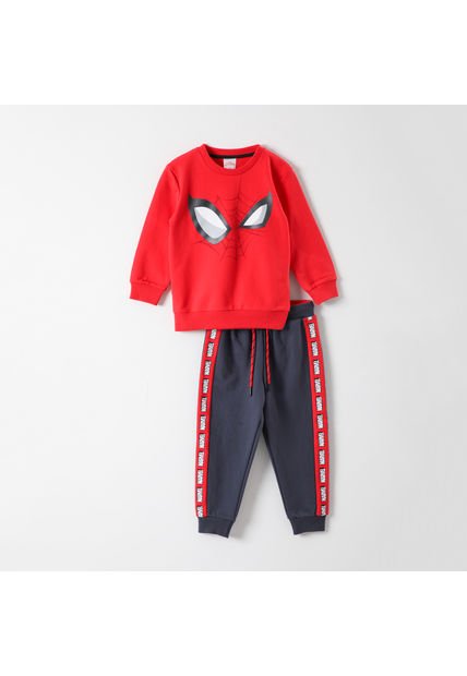 Buzo Niño Ojos Spiderman Rojo Marvel