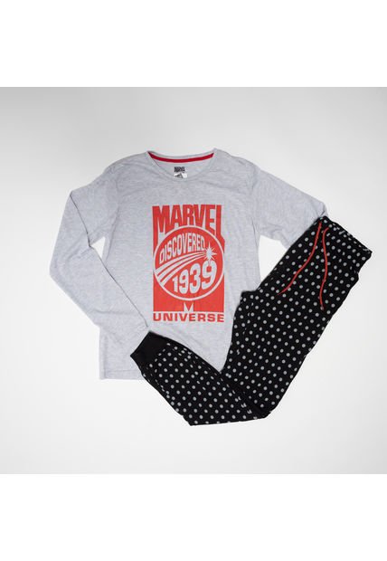 Pijama Hombre Discover Gris Marvel