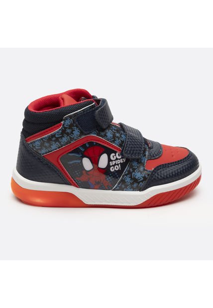 Zapatilla Con Luces Niño Spidey Azul Marvel