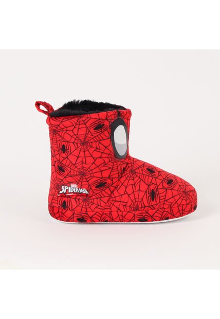 Pantufla Bota Niño Spiderman Spidey Net Rojo Marvel