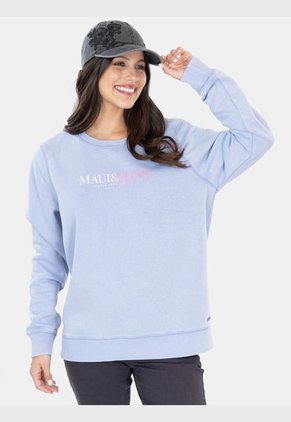 Poleron Cuello Redondo Xoxo Crew Neck  Mujer Maui And Sons