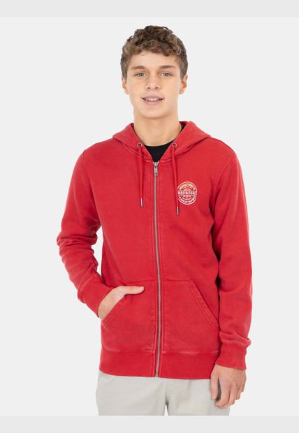 Poleron Los Angeles Lax Hoodies Rojo Infantil Maui And Sons