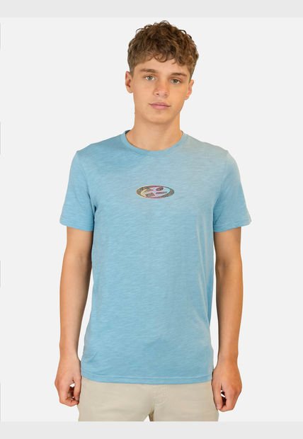 Polera MC California Ocean Celeste Infantil Maui And Sons