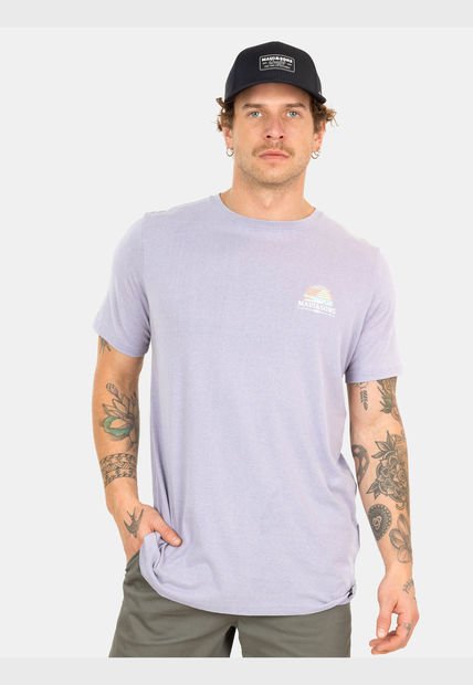 Polera MC Portraid Sunset Morado Hombre Maui And Sons