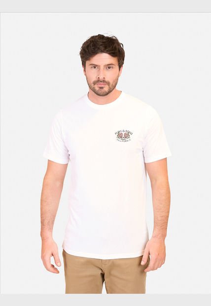 Polera MC Golden Serenade Blanco Hombre Maui And Sons