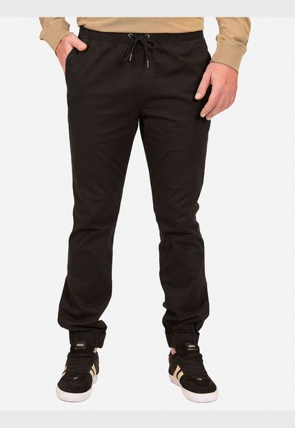 Pantalon Jogger Haleakala Negro Hombre Maui And Sons