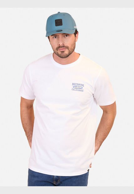 Polera MC Cal Mu Blanco Hombre Maui And Sons