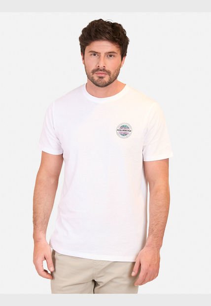 Polera MC Surf Cny Blanco Hombre Maui And Sons