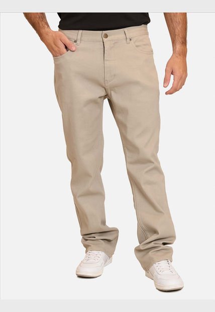 Pantalon Clasico Waikiki Beige Hombre Maui And Sons