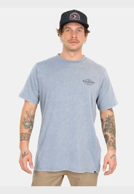 Polera MC Surf Company  Gris Hombre Maui And Sons