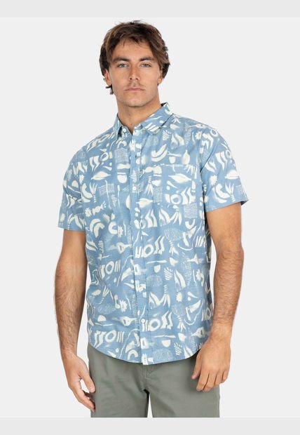 Camisa MC Bombastic Multicolor Hombre Maui And Sons