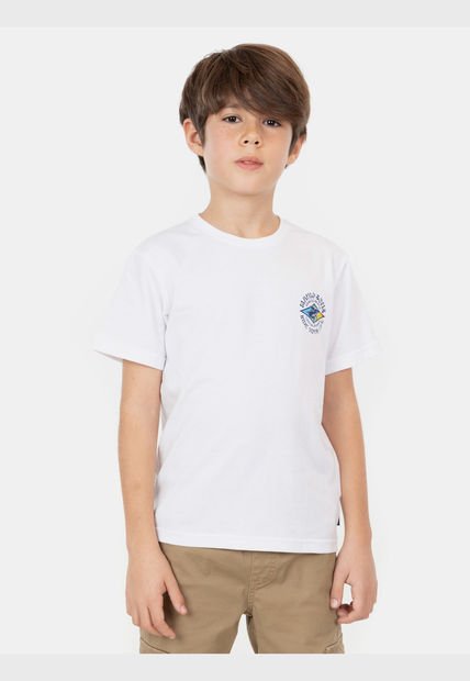 Polera MC Mini Retro Palms Blanco Niño Maui And Sons