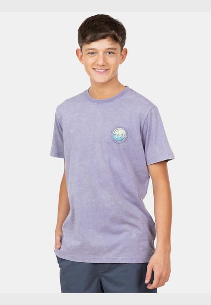 Polera MC Beach Sunrise Morado Infantil Maui And Sons