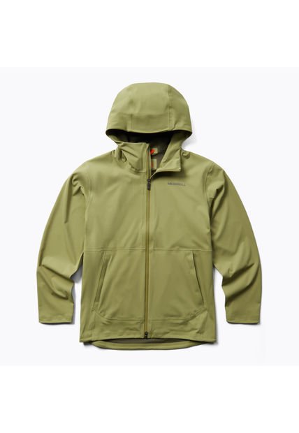 Chaqueta Impermeable Hombre Whisper Rain Verde Merrell