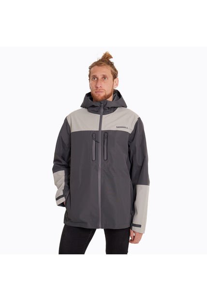 Chaqueta Hombre Mesquite Hardshell Gris Merrell