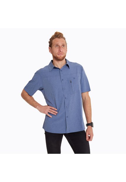 Camisa Hombre Pantano Azul Merrell