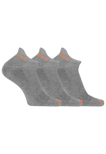 Pack 3 Calcetines Cortos Access Cott Low C Gris Merrell