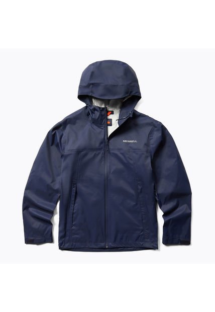 Chaqueta Impermeable Hombre Fallon Rain Sh Azul Merrell