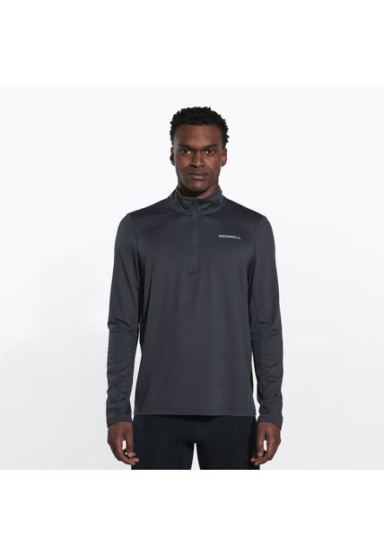 Polerón Hombre Betatherm 1/4 Zip Negro Merrell