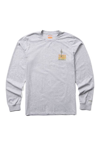 Polera Hombre Great Outdoors Gris Merrell