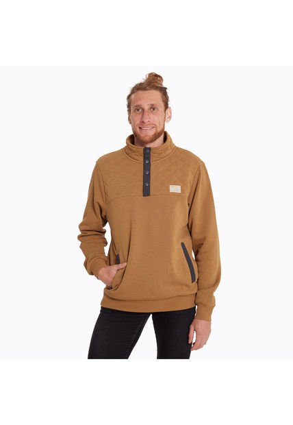 Polerón Hombre Stone Sweatshirt Mostaza Merrell