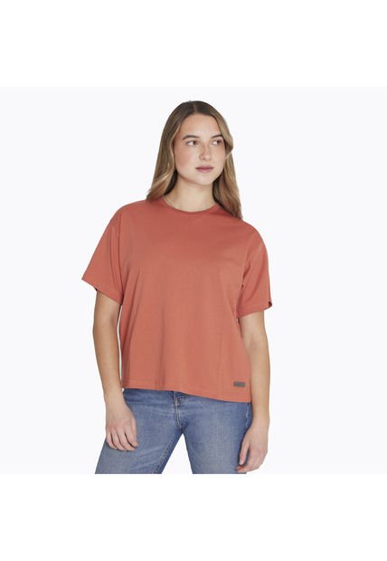 Polera M/C T-Shirt Short Sleeve Naranjo Mujer Merrell