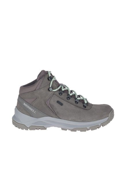 Botín Impermeable Mujer Erie Mid Waterprf Gris Merrell