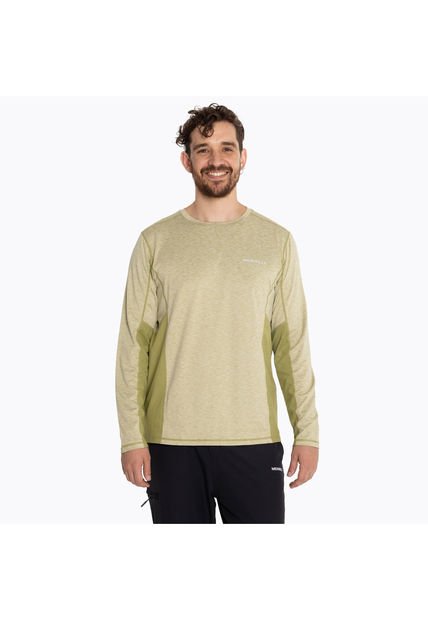 Polera Hombre Sport Long Sleeve Verde Musgo Merrell