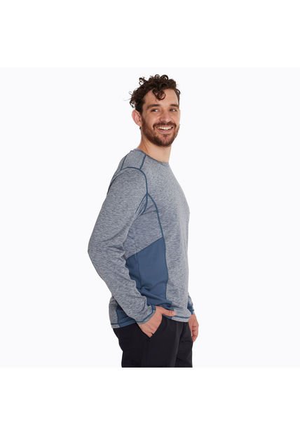 Polera Hombre Sport Long Sleeve Azul Oscuro Merrell